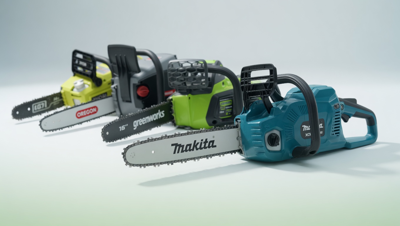 Best electric chainsaws 2026 — Ryobi, Oregon, Greenworks, Makita lineup