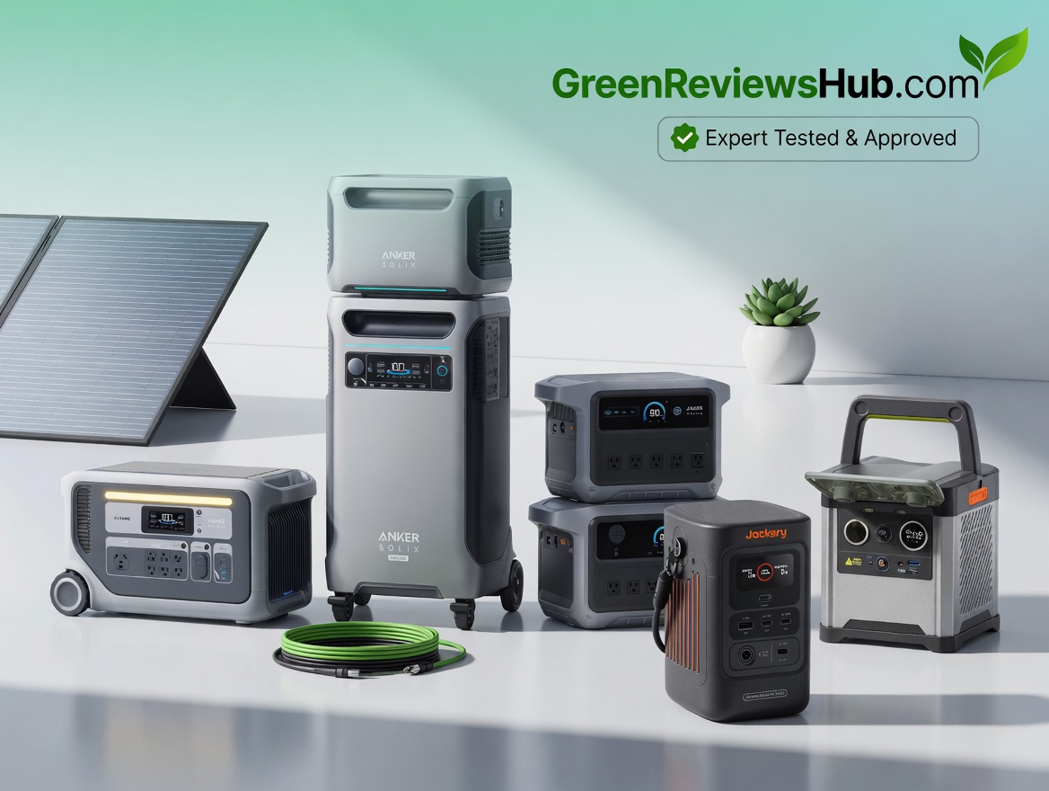 Best Portable Power Stations 2026 — EcoFlow, Anker, Bluetti, Jackery side-by-side